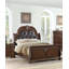 Lit de tête de lit capitonné élégant et traditionnel capitonné pour un décor de chambre classique et luxueux (matelas non inclus)