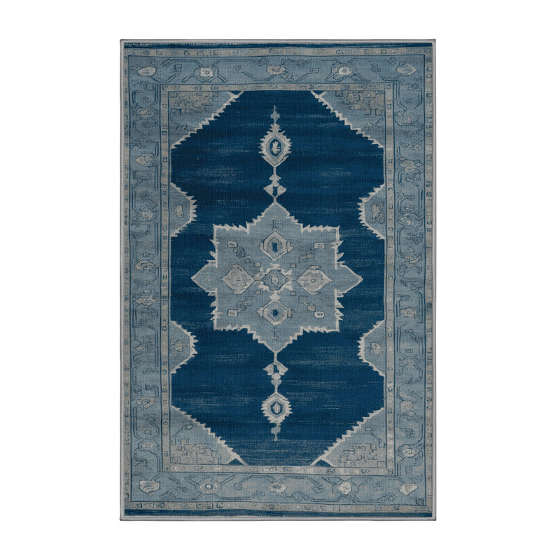 Machine Washable Overdyed Gray Area Rug, Rectangle 8' x 12'