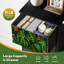 Commode 4 tiroirs pour chambre à coucher Tropical Verdure Monstera Fern Leaves Vibrant Jungle Petite grande commode à vêtements pour organisateurs de placard avec commode
