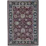 Sultanabad Wool Oriental Area Rug in Red/Navy/Beige
