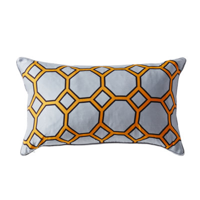 Feather Reversible Throw Pillow