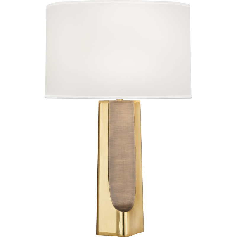 Margeaux Metal Table Lamp, Modern Brass