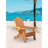 Folding Tale Chair With & Cup Holder, , , Brown Backyard Patio Garden Extendable And Low Maintenance, , Deck-1048477883