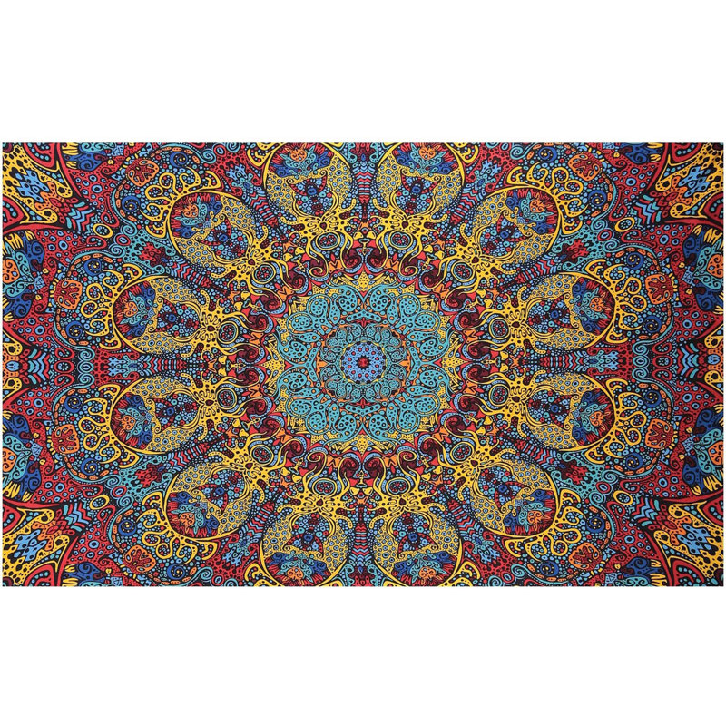 Tapisserie en coton psychédélique 3d burst