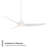 60" Stella 3 - Blade Outdoor/Indoor Smart Ceiling Fan with Remote Control and Light Kit Included Included, Works With Google Assistant, Amazon Alexa, Samsung Smart Things-83412253-66203419