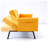 Aesthetics 70" W x 28" D x 30" H Foldable Cotton and Linen Convertible Sofa Bed
