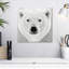 Visage d'ours polaire Crowle