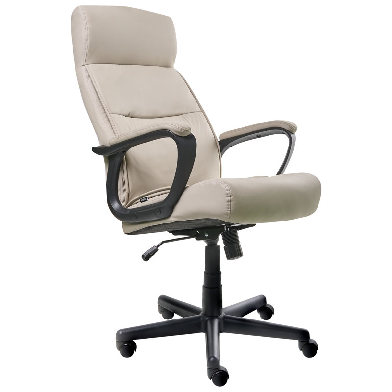 Executive Chair with Headrest, Beige