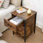 Aleczander 40cm W Manufactured Wood Bedside Table