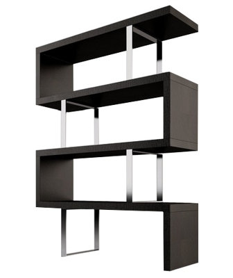 Charlis Metal Geometric Bookcase