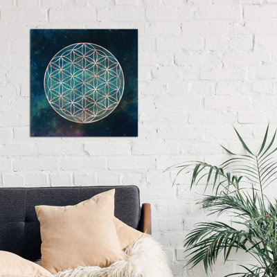 Mandala fleur de vie - reproduction d'art