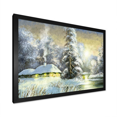 Wintedrn Rural Cottage Landscape " Wintedrn Rural Cottage Landscape "
