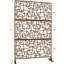 Panneaux de clôture pour l'extérieur et l'intérieur H 76 po x l - Métal brun pour terrasse, balcon, jardin, pelouse, jardin Ps114-121641925