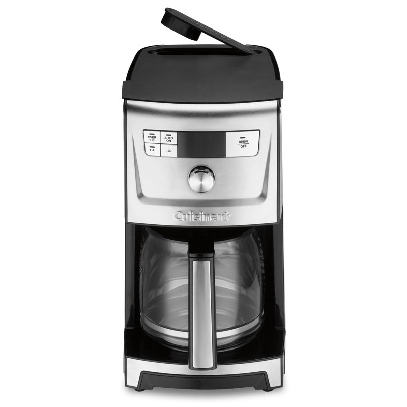 Perfectemp 14-Cup Programmable Coffeemaker, Stainless Steel/Black