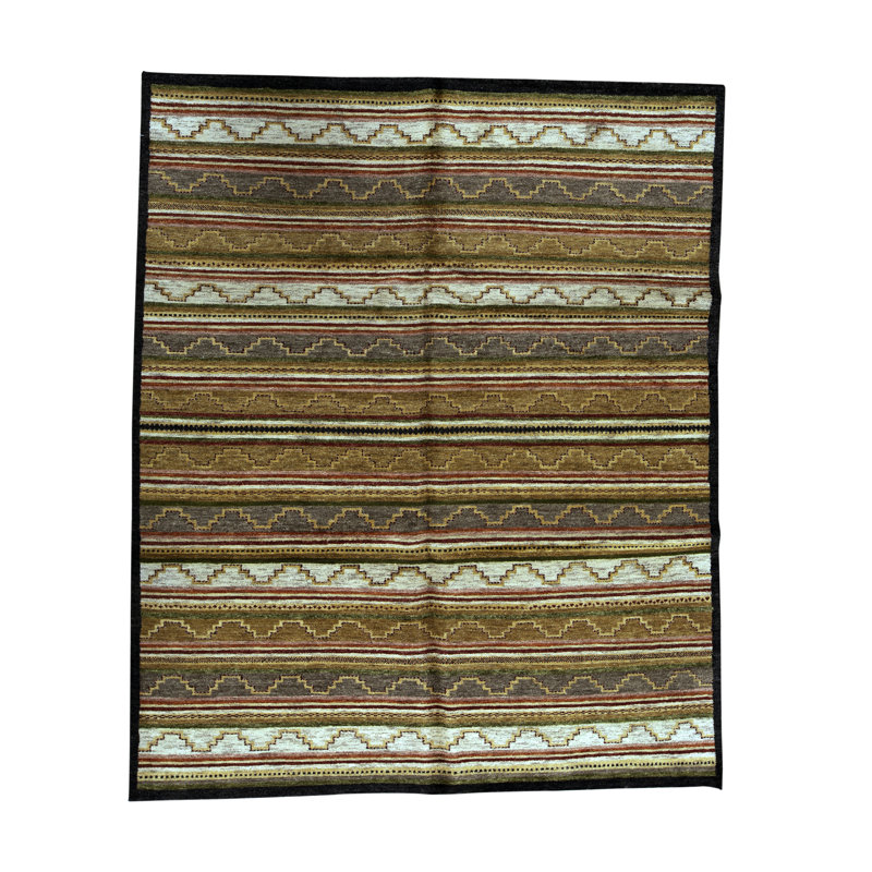 Gabbeh Wool Striped Area Rug