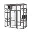 Très grande cage à chat - Gris