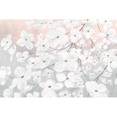 Bringing in Blossoms Blush by James Wiens - Painting Print