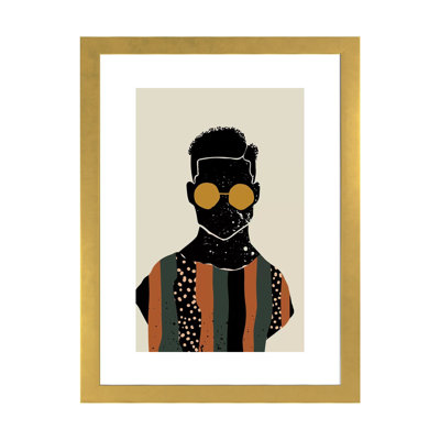 Black Hair VII - impression d'art graphique