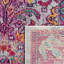 Tapis oriental bleu clair / fuchsia / gris Sanroman-20658111