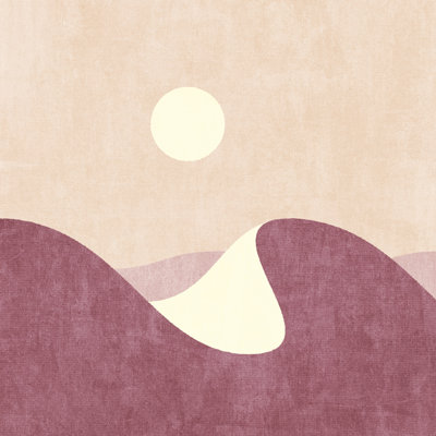 "Daniel Coulmann", "Desert Day" par Daniel Coulmann, reproduction d'art sur toile tendue