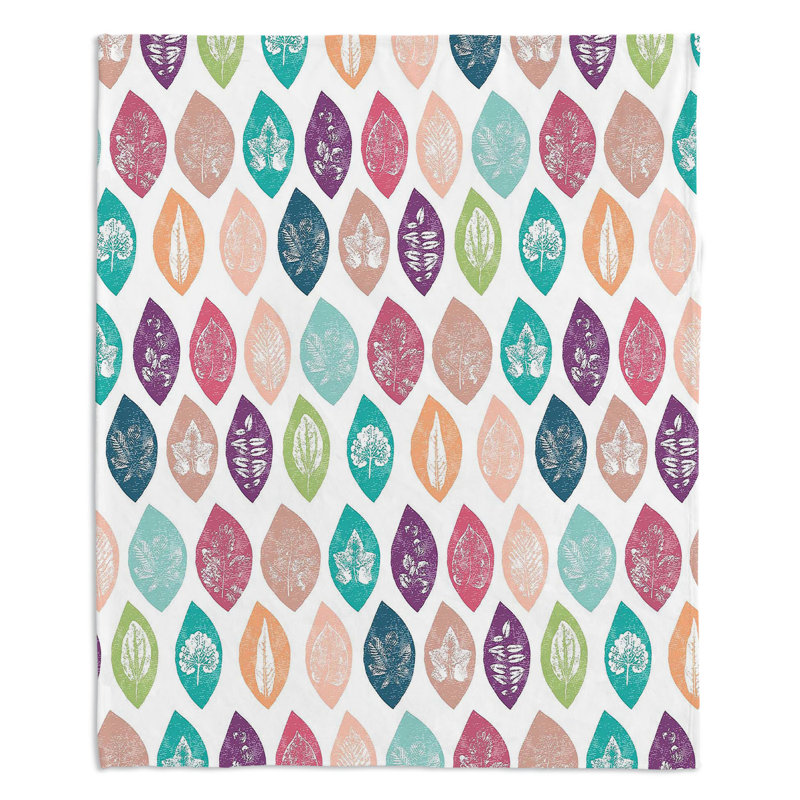 Couverture Spring Leafs, 51 po x 60 po