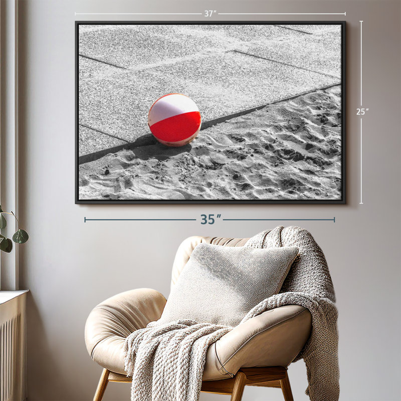 «Summer Beach Ball Pop Art», H 25 po x l 37 po
