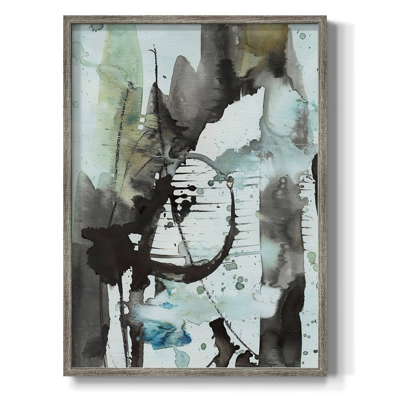 LyricalAbstractII Framed Print - Solid Wood, 30" H x 24" W