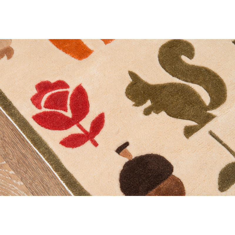 Tapis touffeté à la main Barbra, Rectangle 5 pi x 7 pi
