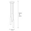 Luminaire suspendu en cuivre à 3 lumières Raglin-818821810-818821811