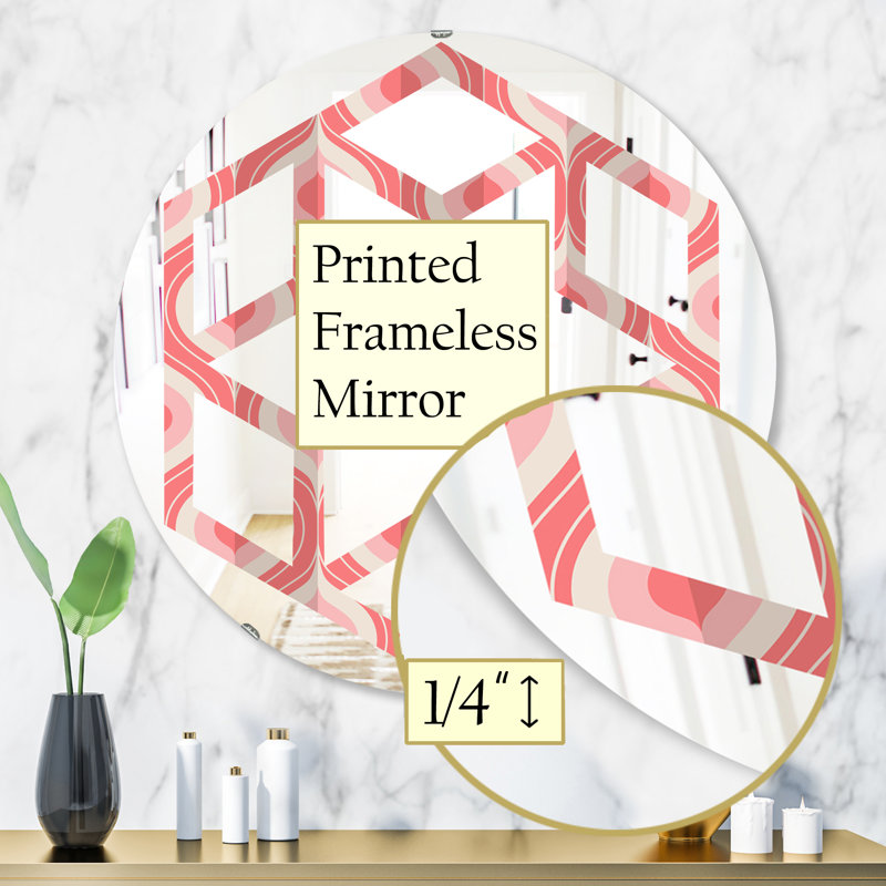 Miroir mural Hexagon Star Drop Design I Eclectic, H 31,5 po x l po