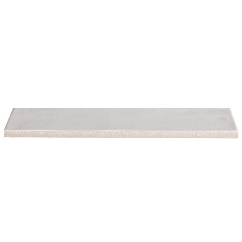 8" x 2" Porcelain Brick Look Subway Wall & Floor Tile, White 