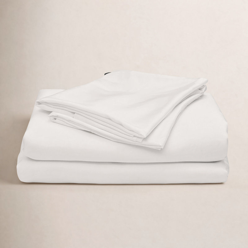 Signature Sateen Sheet Set, Full Sheet Set with 3 Additional Pieces, Cloud
