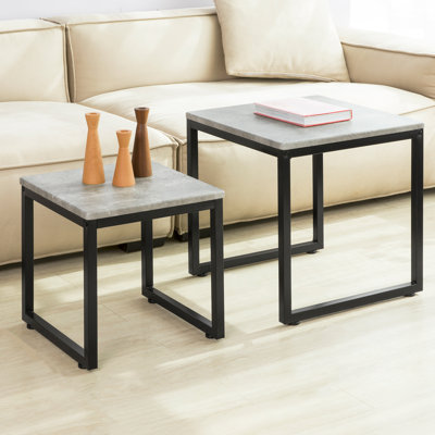 Caegan C Table Square Nesting Side Tables