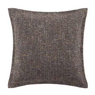 Tweed Brown/Blue/Black Polyester Piece Sham