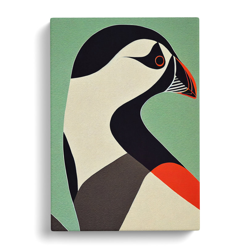 Mael Puffin Vol.2 - Wrapped Canvas, 76cm H x 50cm W x 3cm D