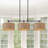 Stutz 3 - Light Rattan Drum Chandelier