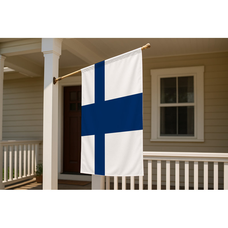 Drapeau finlandais - Drapeau extérieur, 36" H x 60"  W
