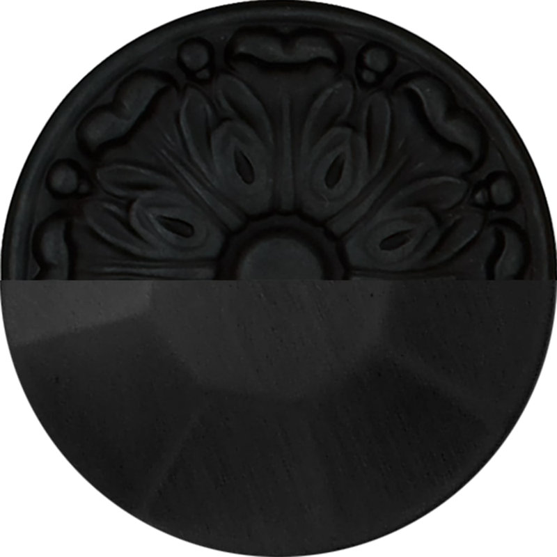 Poignée en métal 4 po, Noir, 3 3/4"