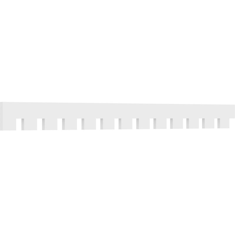Garniture en PVC de qualité architecturale Wilson, H 7 po x l 91 po x p 1 po