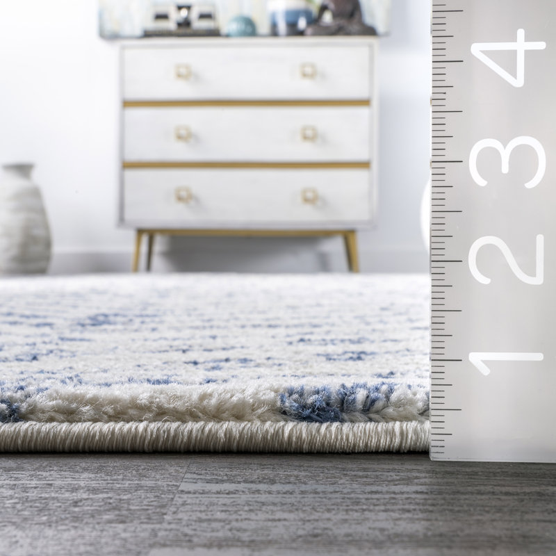 Geometric Area Rug, Rectangle 61 x 91cm