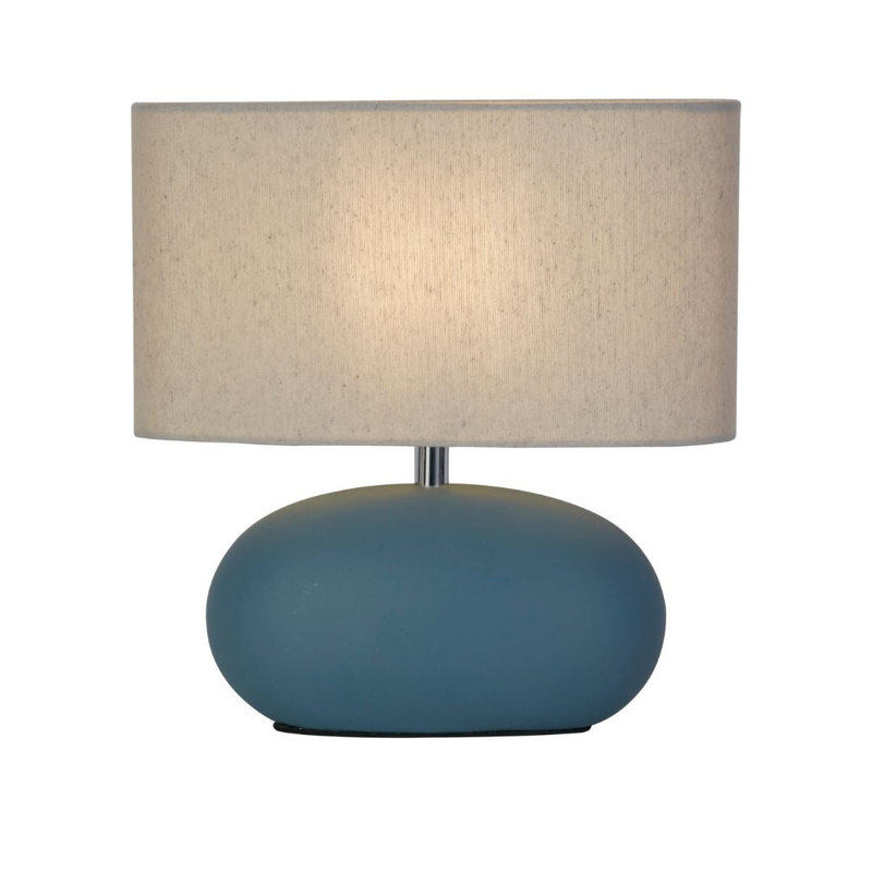 Ceramic Table Lamp, Blue