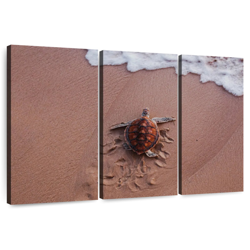 Turtle Footprints, 36" H x 57" W
