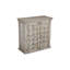 Buffet blanc vieilli 2 portes vieilli