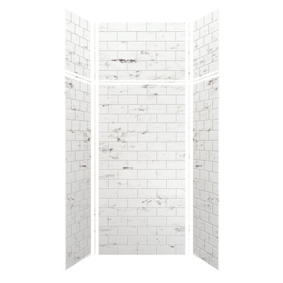 Ensemble de mur de douche 6 pièces Saramar