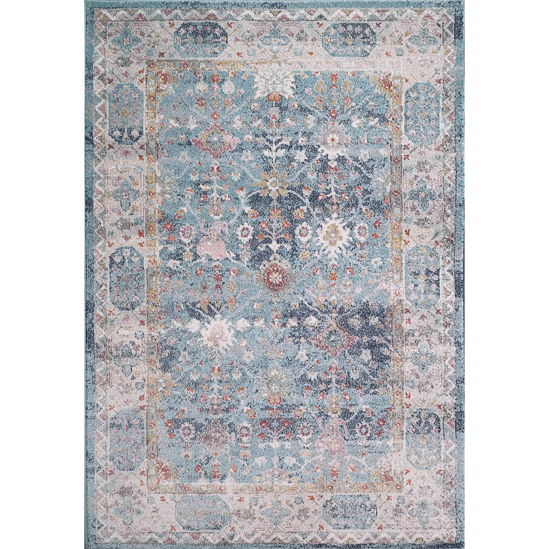 Oriental Indoor Rug, Round 5.3'