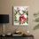 «Christmas Holiday Art DCCCL XXXV», reproduction d'art encadrée - bois massif