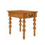 Table de bout en bois massif avec tiroir, table de bout étroite et facile à assembler pour le salon, naturel-349222409