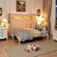 Lit simple AVELOR XL avec lit gigogne, tablette, tente et veilleuse, lit pour enfant peu encombrant-129184785