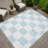 Machine Washable Indoor/Outdoor Micelotta ACN2345 Geometric Rug-1498454329