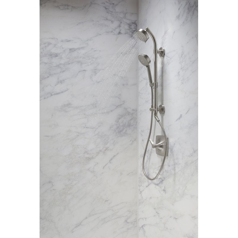 Hydrorail-S Shower Column Kit, Matte Black